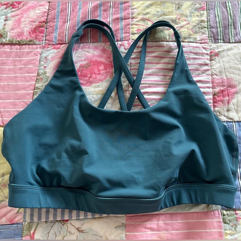 Lululemon Energy Bra size 12- Desert Teal